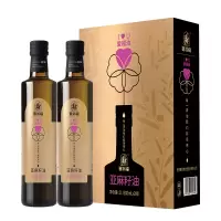 塞翁福 纯亚麻籽油礼盒 500ml*2瓶