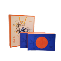 三峡屈原故里屈姑颂赞苏式月饼礼盒480G 16枚装 随机发货