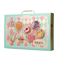 至尊帝皇 中秋礼盒-美果盈月720g 六口味十二饼