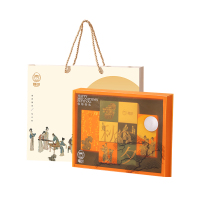 雅觅 秋水长天·琉璃脆月饼礼盒 600g/盒