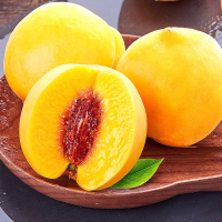 [西沛生鲜]山东新鲜黄桃 净重4.5斤 黄桃桃子新鲜水果毛桃黄金蜜桃时令血桃当季整箱黄肉脆桃