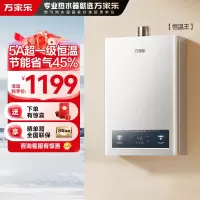万家乐恒温王燃气热水器JSQ25-13P3(F)液化气5A超一级恒温家用洗澡一级节能省气防冻