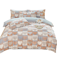 金丝莉 云纱四件套 桃喜 被套200x230cm(NM)