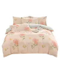 金丝莉(KINTHERI) 云纱四件套 甜也 被套:200x230cm(NM)