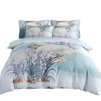 金丝莉(KINTHERI) 数码印全棉四件套 室有兰香 200x230cm(NM)