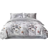 金丝莉(KINTHERI) 数码印全棉四件套 墨染山水 规格200×230cm 2300G(NM)