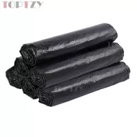 toptzy TZ4060404 平口垃圾袋70*80黑色垃圾袋50只