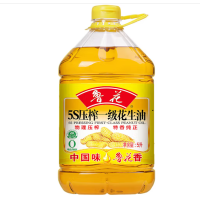 鲁花 食用油压榨一级花生油5S 5L 单位:桶