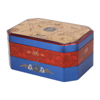 至尊帝皇 中秋月饼礼盒-星图揽月800g(双层铁罐)8口味12饼/盒