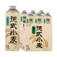 雪花啤酒(Snowbeer) 德式小麦精酿白啤11度1L*6罐 整箱装