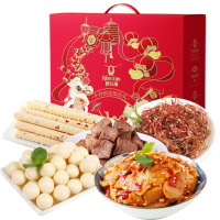 科尔沁 零食礼盒 肉干肉脯休闲零食 混合口味852g