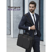 TARGUS泰格斯单肩电脑包14英寸商务轻便公文包手提包单斜挎包 黑 514