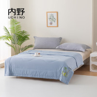 内野(UCHINO) 云水蓝蕲艾草养生被150×200cm HU-HY01B20-A