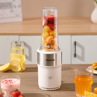 大宇(DAEWOO)榨汁杯家用小型随行电动便携式果汁杯 料理机DYGZ-6025/木兰棕/彩邮外!