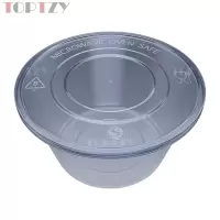toptzy TZ5071809 一次性餐盒圆形外卖打包盒 50个