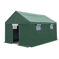 探在途 TZT40614131 户外施工帐篷防雨应急救援加棉帆布帐篷 4*3米