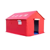 探在途 TZT40614155 防雨帐篷应急救援消防红帐篷 5*6m