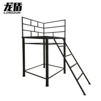 龙盾户外地面拓展心理行为素质训练器材 信任背摔台 1.1*1.1*2.4m