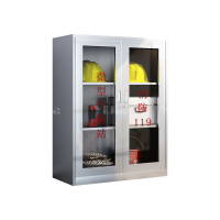 翌嘉 YJ406013037 201 不锈钢消防柜应急物资柜微型消防站消防工具展示柜