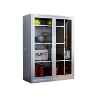 翌嘉 YJ406013041 201 不锈钢消防柜应急物资柜微型消防站消防工具展示柜