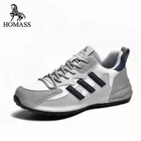 白水母男鞋透气时尚轻奢休闲运动鞋内增高男女同款鞋010