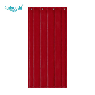 天空桥 棉门帘 MML-29酒红色无窗口四层棉 平方米