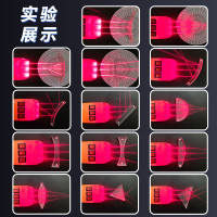 舜江 物理光学实验器材套装 凹凸透镜双凹双凸透镜凹凸面镜三路平行激光器 三线光源+9种透镜+圆盘