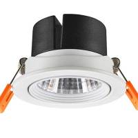 秦然 led射灯 嵌入式射灯 7W-3000K暖色 开孔75mm