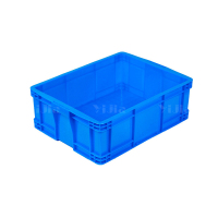 翌嘉YJ4120588 蓝色塑料周转箱大号工业胶箱 560*420*190