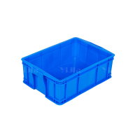 翌嘉YJ4120597 加厚蓝色塑料周转箱大号工业胶箱 510*355*170