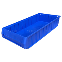 翌嘉YJ4120619 蓝色分割式零件盒塑料分格盒 500*235*90