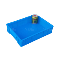 翌嘉YJ4120642 蓝色塑料收纳分格分类螺丝配件多格盒 375*273*86