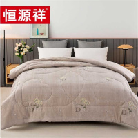 恒源祥TGB2026-3沁兰花靠枕被靠枕被芯200*230cm