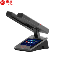 惠度(HuiDu)HD-8230C2有线手拉手会议麦克风表决IP视像跟踪双机热备份录音转写方管话筒主席麦