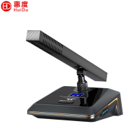 惠度(HuiDu)HD-666A专业有线手拉手会议麦克风工程会议系统抗干扰讨论型电容方管话筒主席麦