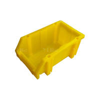 翌嘉YJ4121086 组合式零件盒收纳盒斜口工具盒 黄色 110*180*80