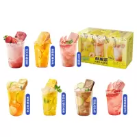 每鲜说冻干鲜果茶一周缤纷盒冻干鲜果茶即溶果茶105g/盒 共7口味