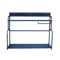 翌嘉 YJ4121706 防暴装备架 保安安防消防展示架陈列架 大号蓝色