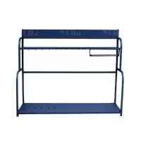 翌嘉 YJ4121706 防暴装备架 保安安防消防展示架陈列架 大号蓝色