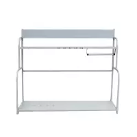 翌嘉 YJ4121707 防暴装备架 保安安防消防展示架陈列架 大号白色