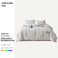 伊伊爱 全棉水洗提花新疆棉花秋冬被 新疆棉花白 200*230cm BZ0TDC2301136