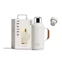 造物集 双茗壶复古保温茶壶礼盒装礼物 1500ml 氧气云礼盒装