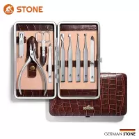 司顿 鳄鱼皮纹修容修甲9件套STG2202-MA