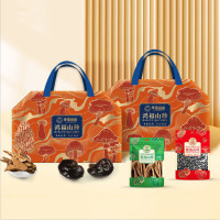 半亩川 鸿福山珍1100g 木耳真姬菇灵芝片8拼菌菇山珍礼盒 中秋福利团购