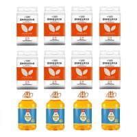 裕道府 米面油组合套餐二40kg+20L(湿地有机五常大米5kg*8袋+葵花籽油5L*4桶)