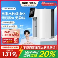安吉尔台式净饮机家用净水器T1 RO反渗透免安装直饮机 母婴级净热一体机JY3693-ROT8H