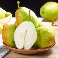 [西沛生鲜]河北精品香梨 新鲜水果 松脆多汁 净重8.7斤 单果150g以上