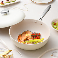 VELOSAN 温仑山鹅卵石不粘炒锅 32cm