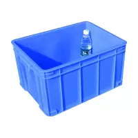翌嘉 YJ5091054 加厚周转框 整理筐中转运输胶框 495*355*270mm 蓝色