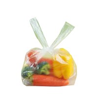 塑料袋食品一次性外卖打包方便袋大小号手提背心熟食早餐透明袋子 普通款20*31 100个